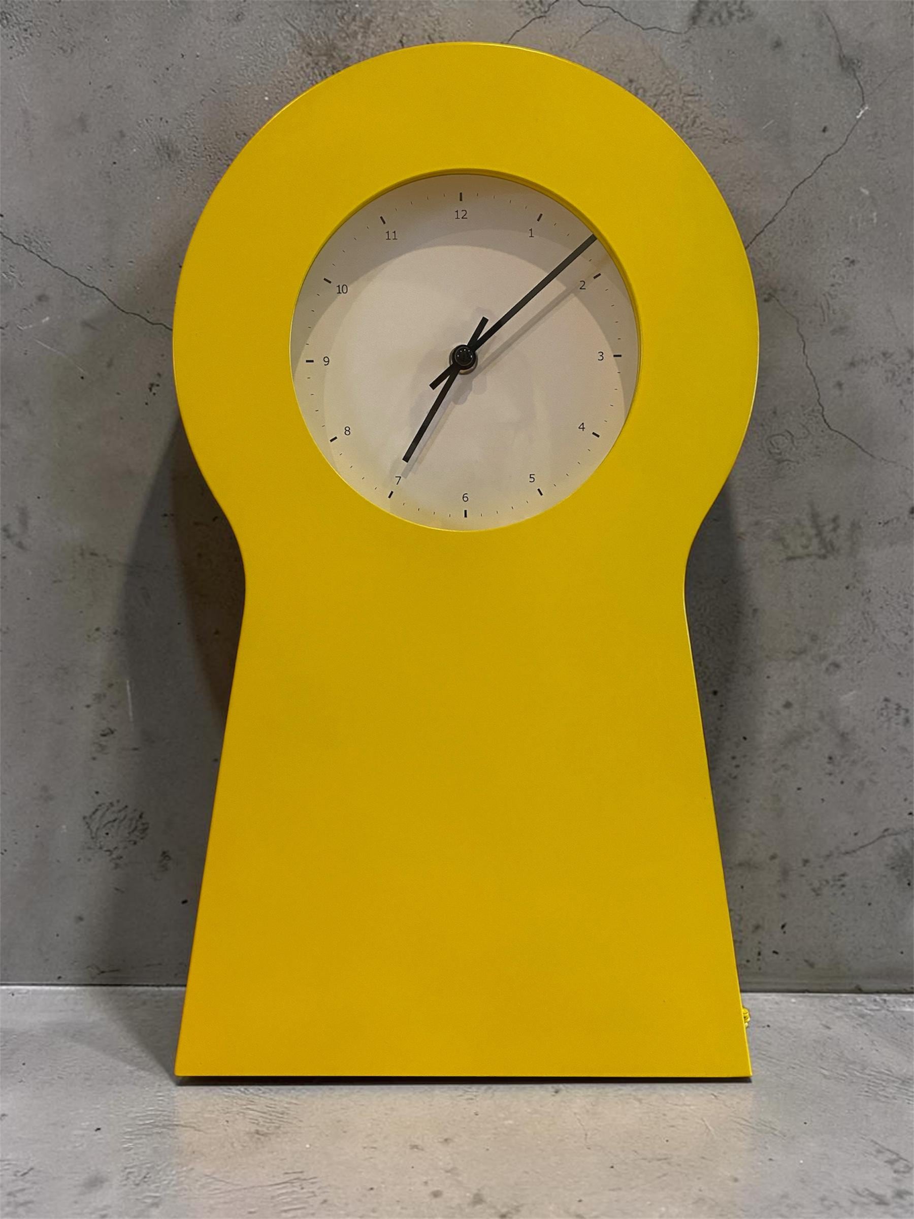 Ikea Yellow Clock - Etsy