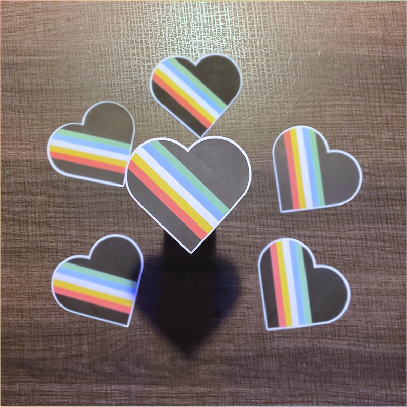 Disability Pride Flag Heart Sticker | Disability Pride - Etsy