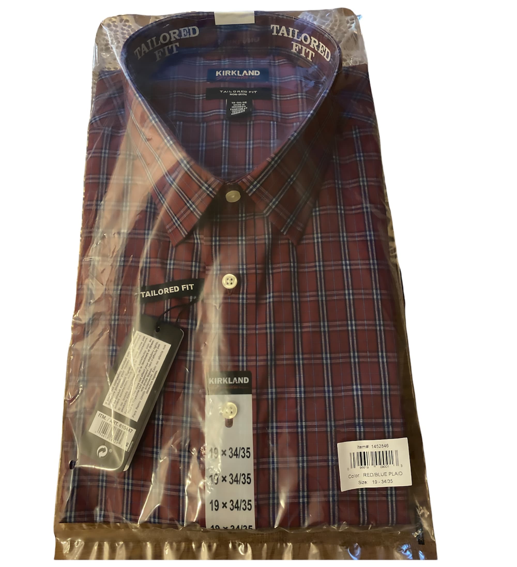 Tailored Fit Dress Shirt RED 