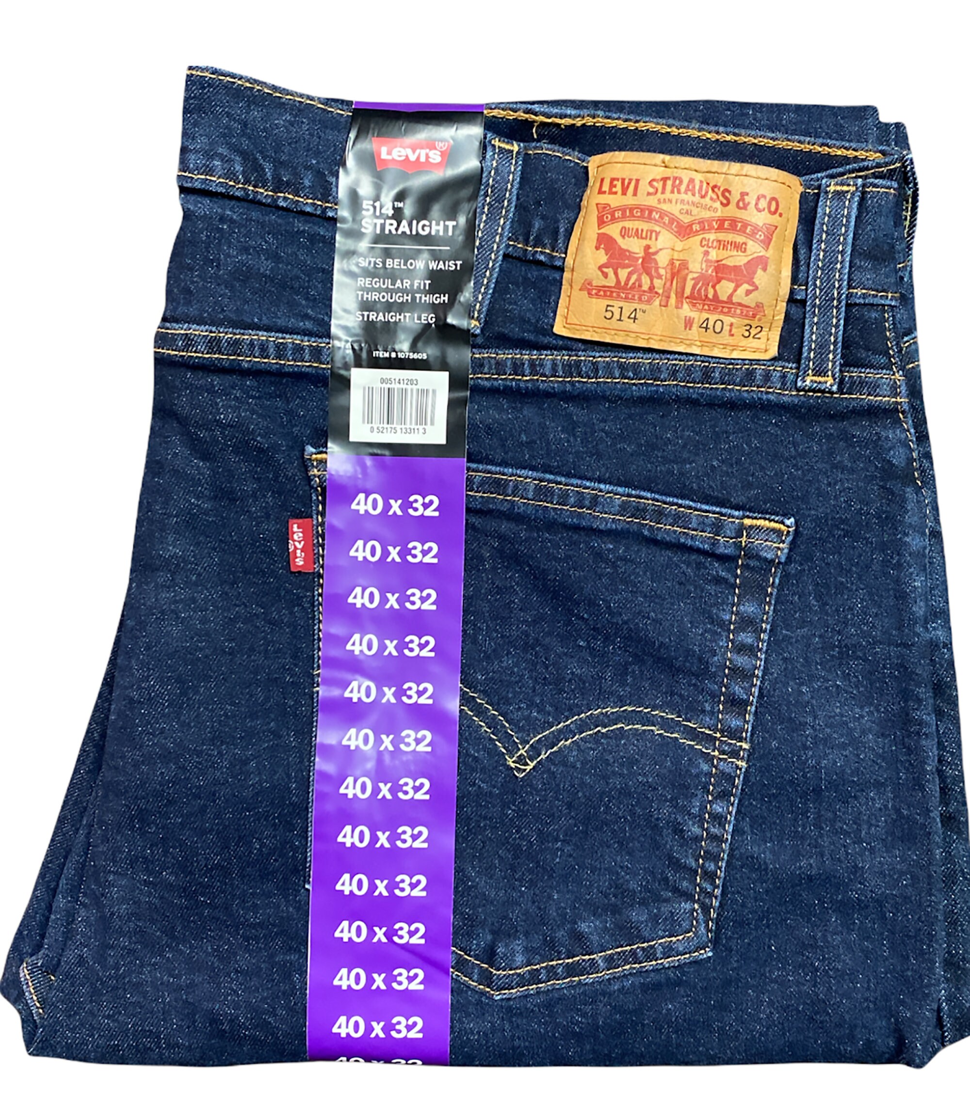 Men's 514 Straight Leg Jeans DARK BLUE 