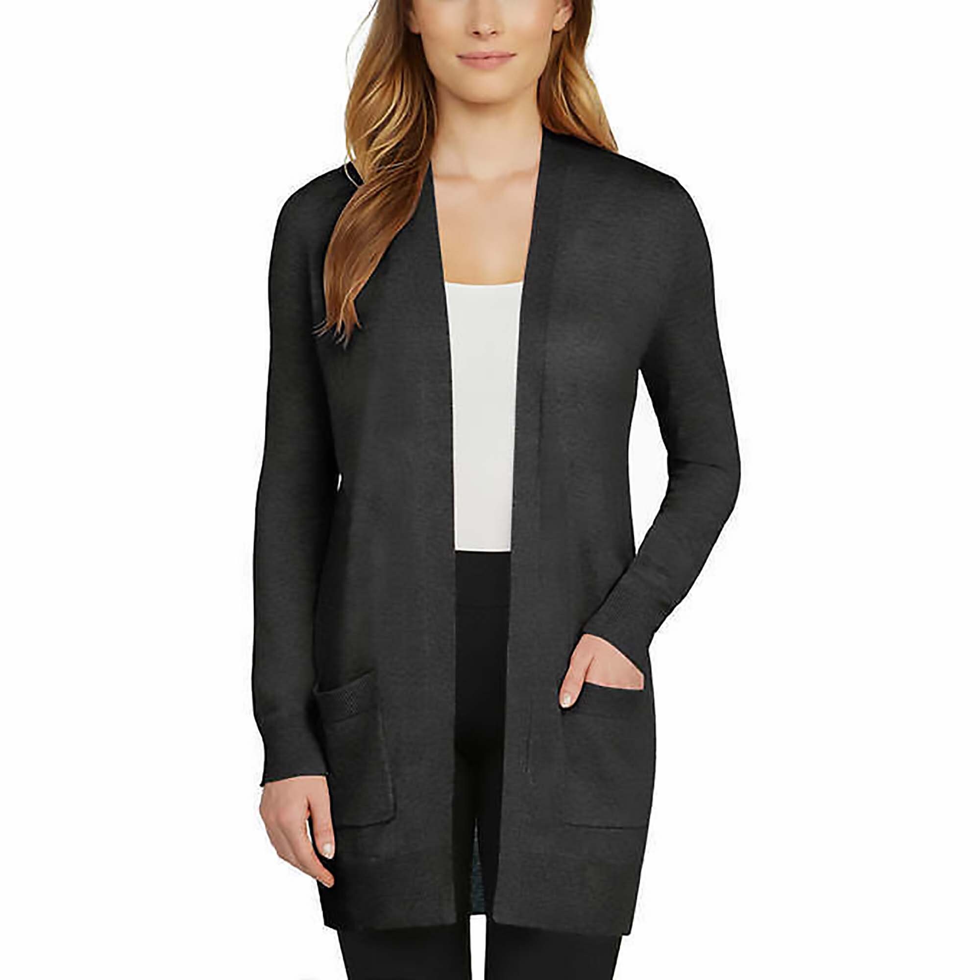 Ladies' Duster Cardigan CHARCOAL XS 