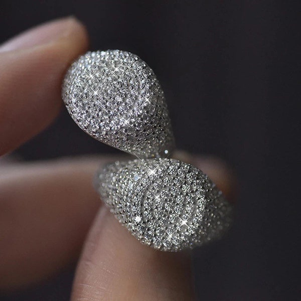 Pave Ring Etsy