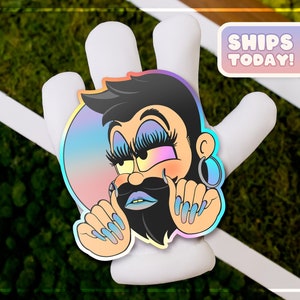 J.B. Dubs Nails - Holographic Sticker