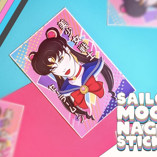 Sailor Moon "Patrick Nagel" - Sticker