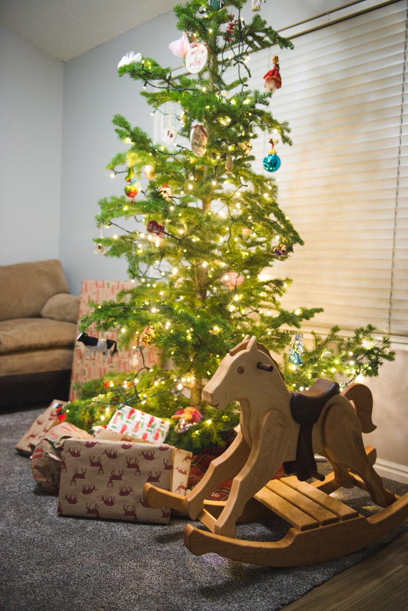 Custom Wooden Rocking Horse - Etsy