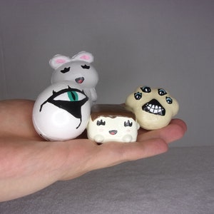 Small handmade squishes
