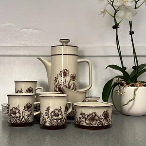 Vintage Japanese coffee set
