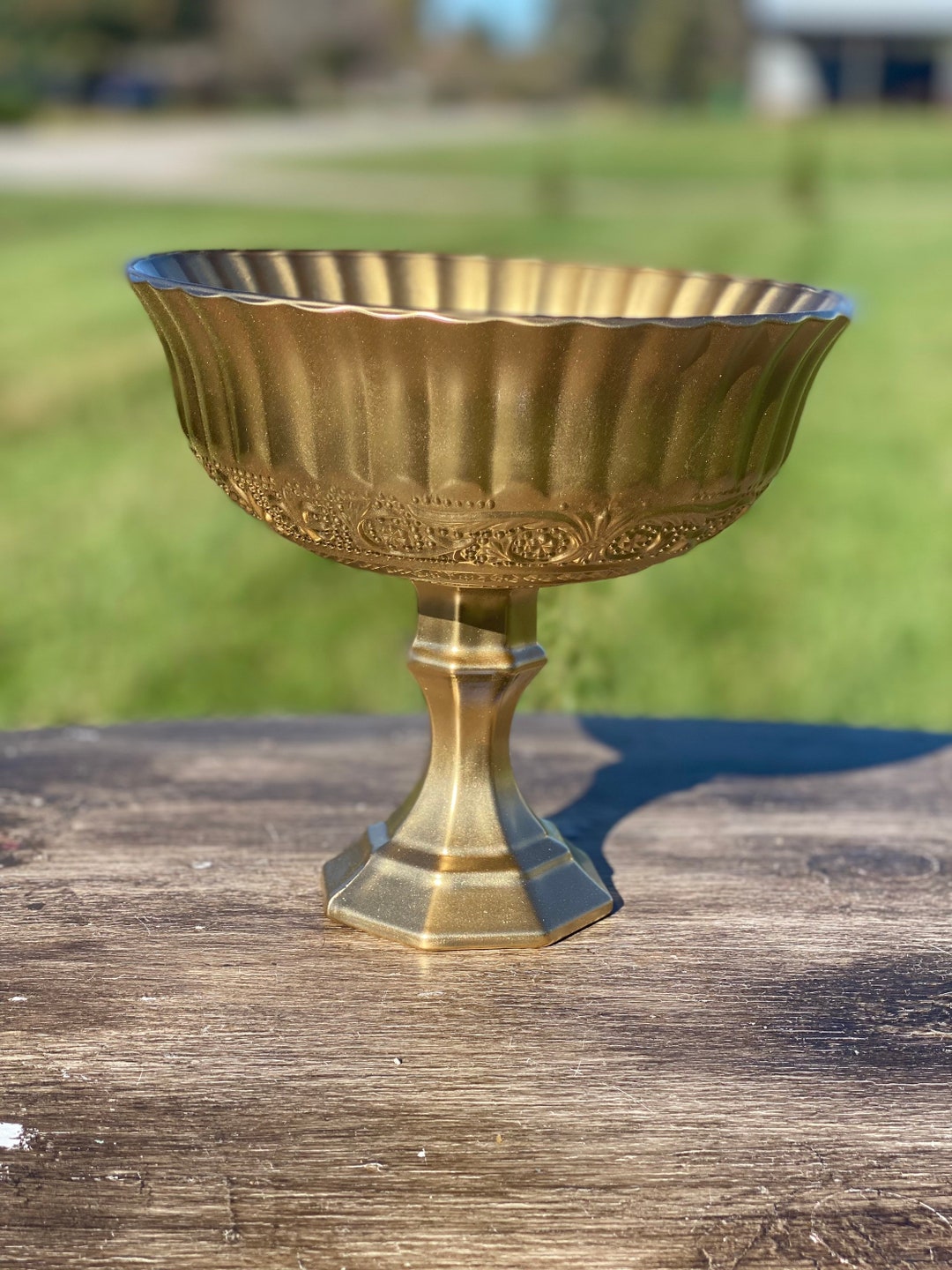 BULK 10 Gold Compote Bowls Gold Compote Vase Pedestal Vase Etsy