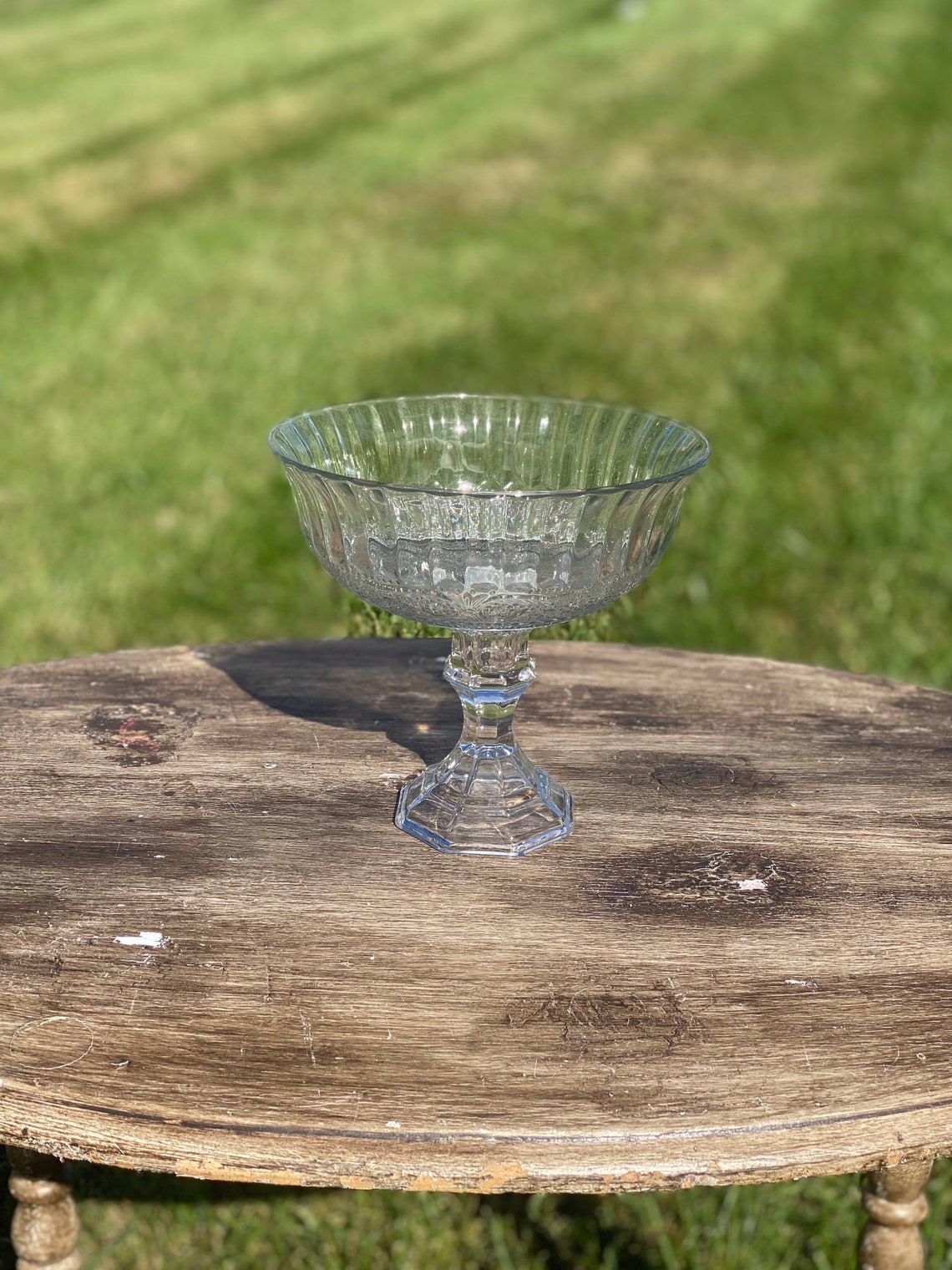 BULK 10 Clear Compote Bowl Clear Compote Vase Pedestal Etsy