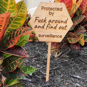 FAAFO Yard sign