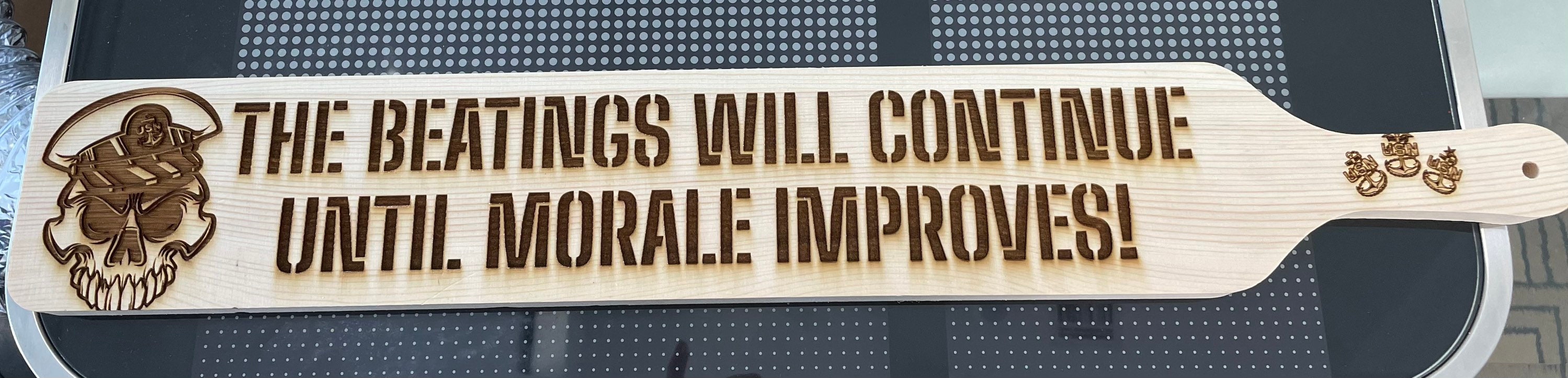 Navy Chief Paddle Etsy