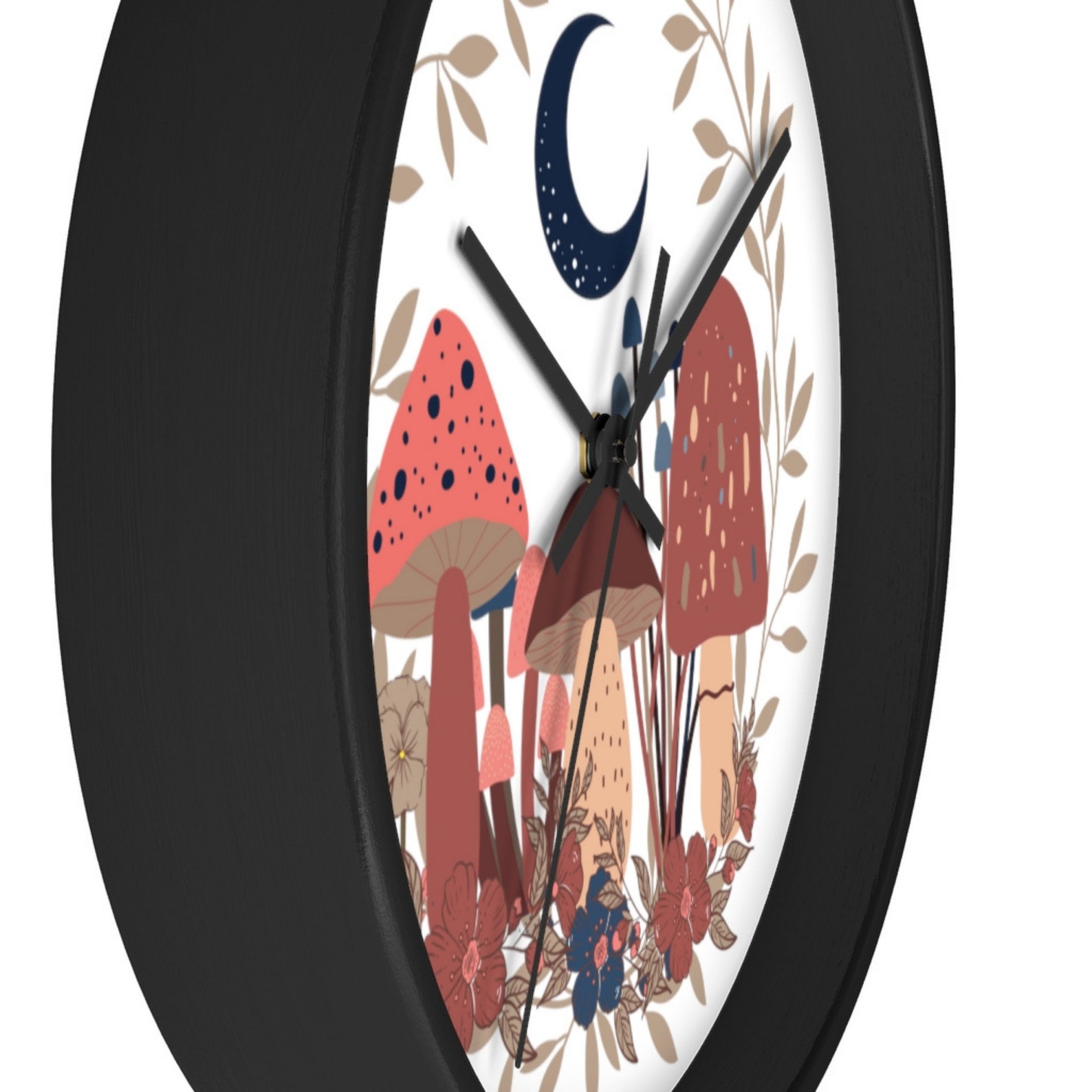 Cottagecore Mushroom Wall Clock / Cottagecore Decor / Nature Etsy