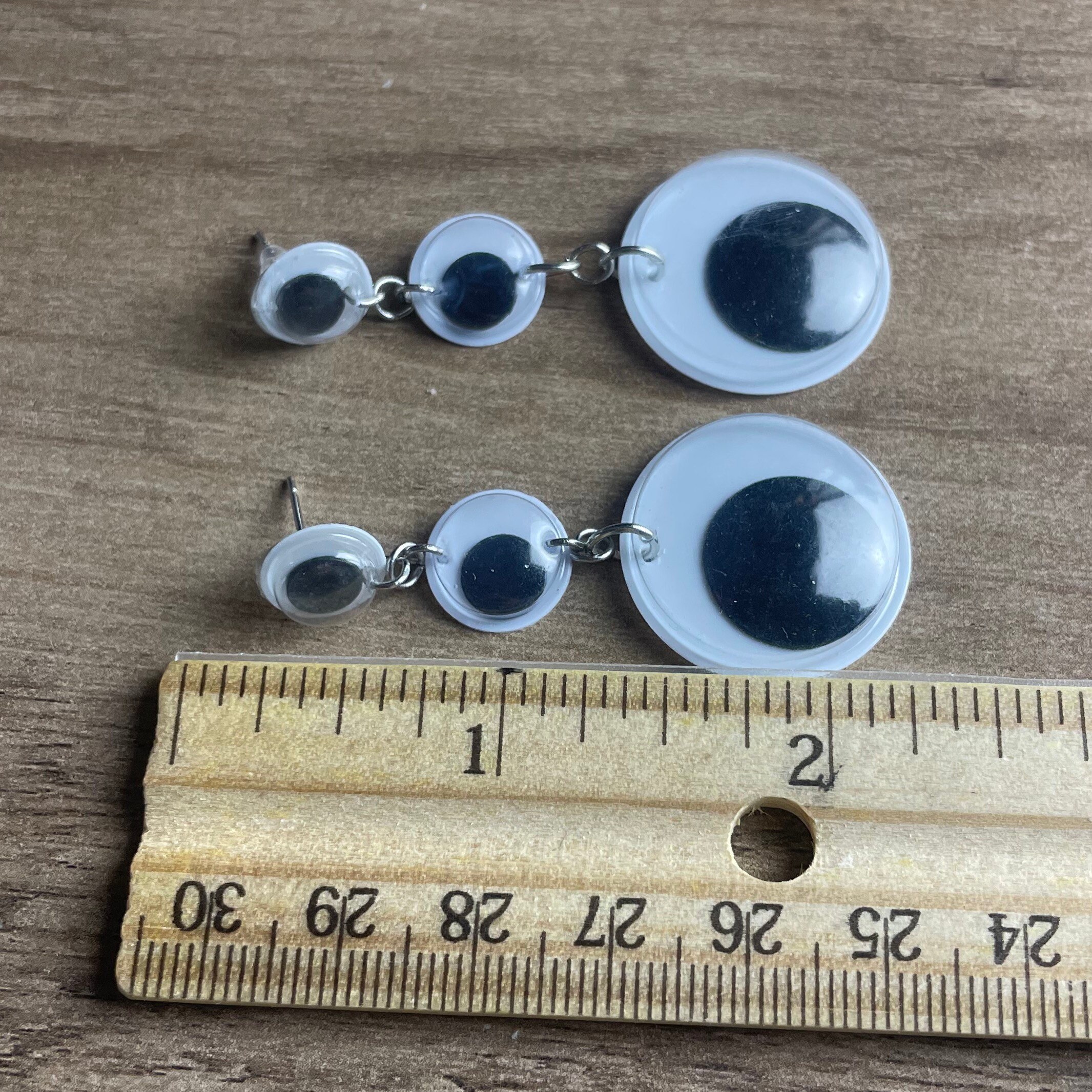Googly Eye Earrings Quirky Earrings Novelty Earrings Unique Etsy
