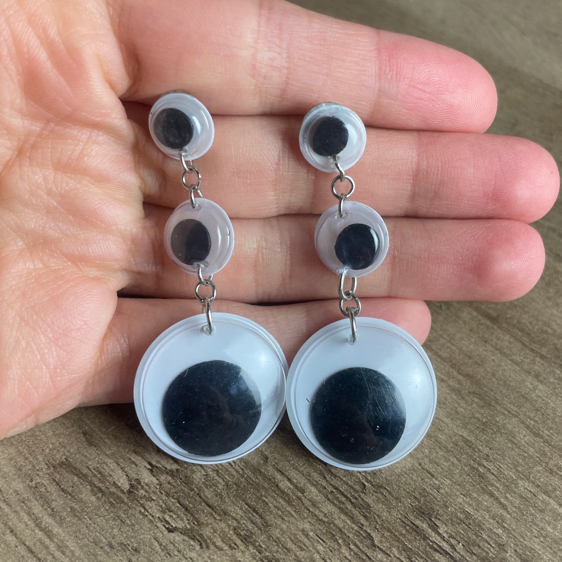Googly Eye Earrings Quirky Earrings Novelty Earrings Unique Etsy