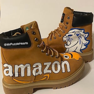 Custom Hand Painted Personalized Adult Timberlands