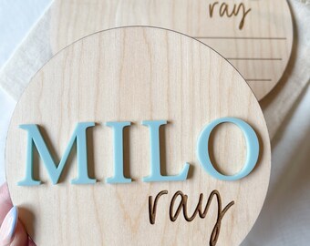 Birth Announcement Sign | Personalized | Stats Sign | Nursery | Baby Announcement Sign | Newborn Stats | Engraved Baby Sign | Baby Name Sign