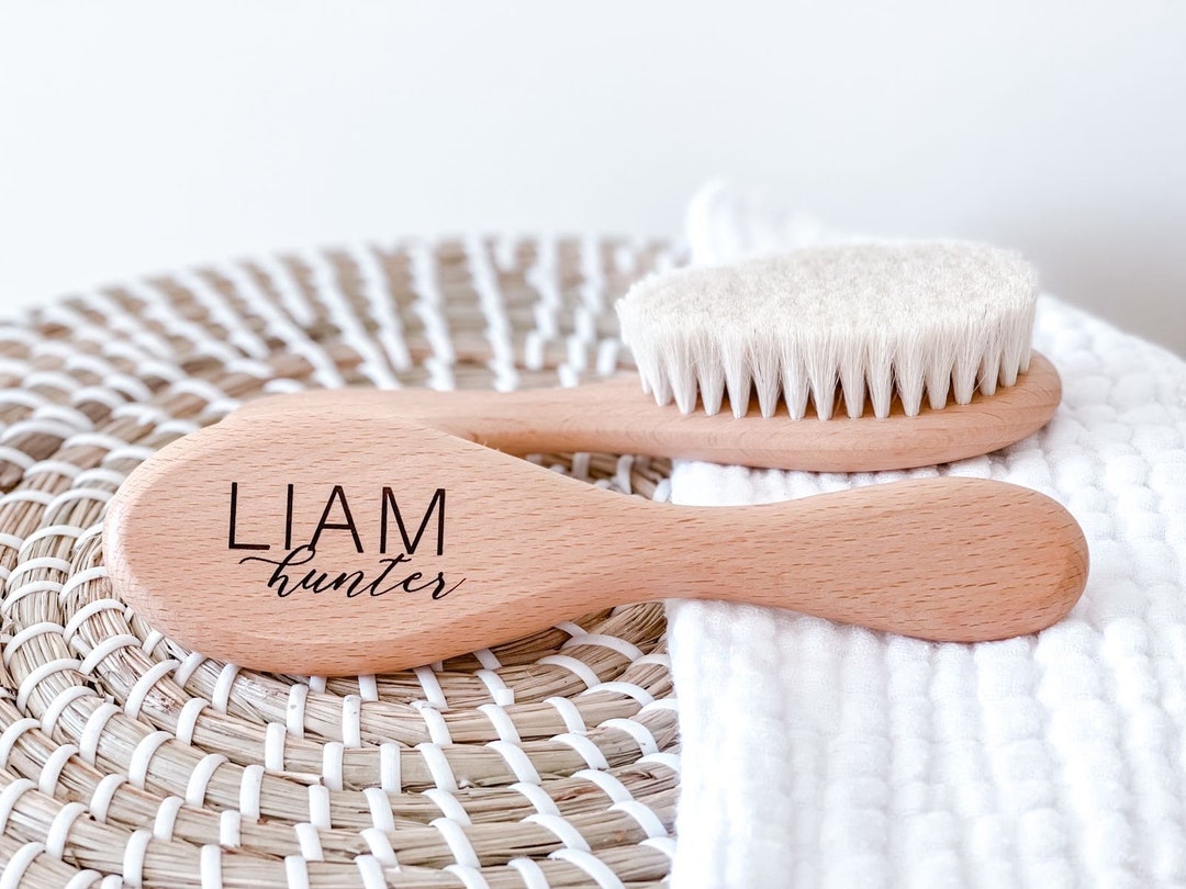 Personalized Baby Hair Brush Baby's First Brush Baby Etsy