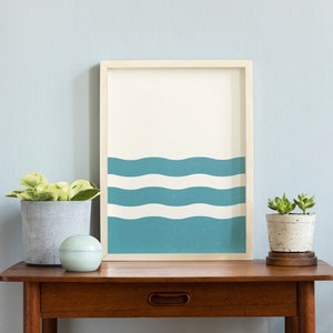 Minimalist Wave Art Print