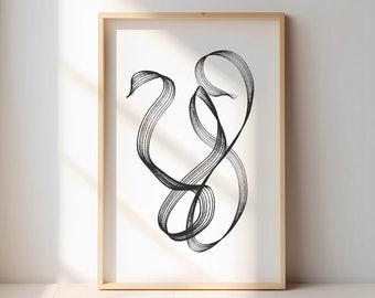 Rhythm No.1 - Abstract Art Poster - Modern Art Print