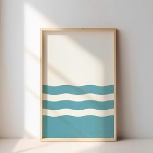 Minimalist Wave Art Print