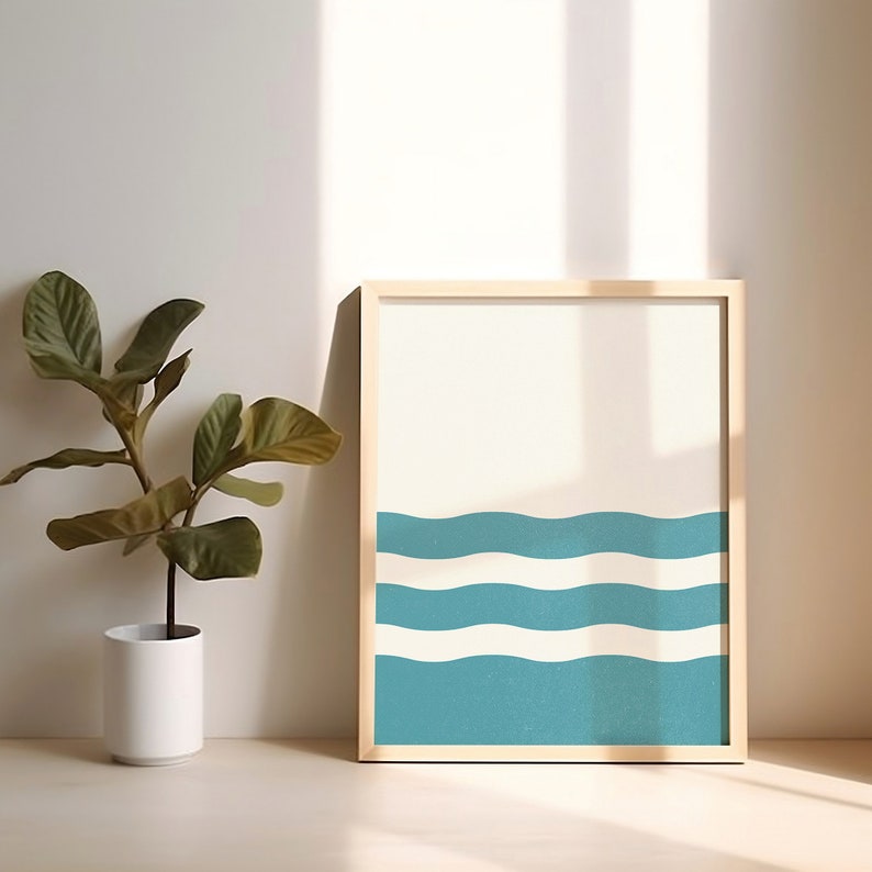 Minimalist Wave Art Print