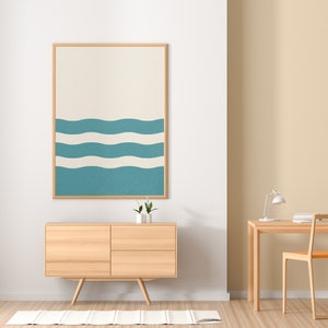 Minimalist Wave Art Print