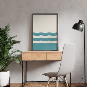 Minimalist Wave Art Print