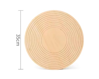 Wooden Concentric Geometry Track Set - DIY Pottery Tools for Ceramic Cutting and Clay Modeling
