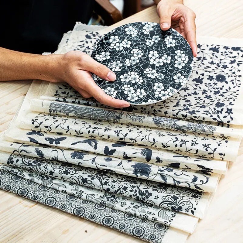 Papier De Transfert D'argile Labstandard - 21 Motifs, 54x37 Cm, Pour Céramique, Poterie, Décoration DIY - 6