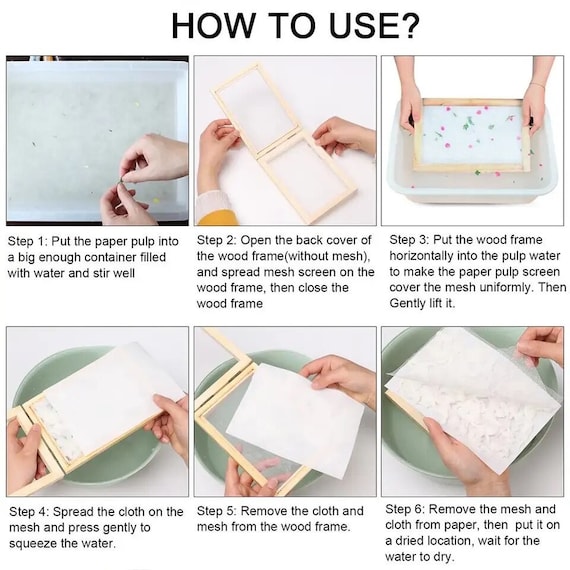 Handmade Paper Process