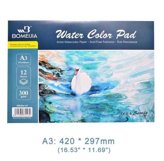 100% Cotton Acid Free Watercolor Paper Pad 