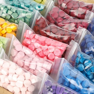100pcs/bag Colourful Sealing Seal Stamp Wax I DIY Sealing Wax Tool, Wax Beads I Wax Melts I Wax Seal Beads | Sealing wax beads