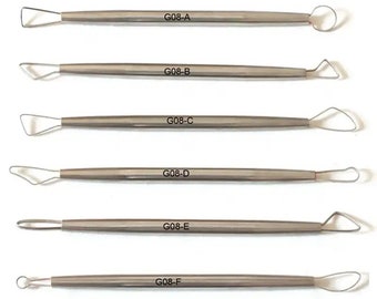 Polymer Clay Tools, Pottery Ceramic Sculpting Tools, Clay Sculpting Tools, Soft Pottery Sculpting Tools, Ribbon Tool, Multiple Sizes.