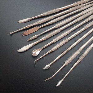 Polymer Clay Tools, Pottery Ceramic Sculpting Tools, Clay Sculpting Tools, Soft Pottery Sculpting Tools, Ribbon Tool, Multiple Sizes.