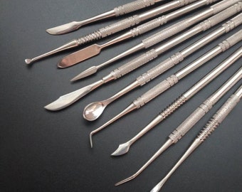 Polymer Clay Tools, Pottery Ceramic Sculpting Tools, Clay Sculpting Tools, Soft Pottery Sculpting Tools, Ribbon Tool, Multiple Sizes.