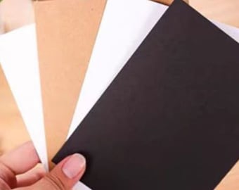 20 Sheets Kraft Cardstock,  Scrapbook, Thick Card Stock 300gsm, DIY Paper, Cards and Invitations Making 10*14.8cm