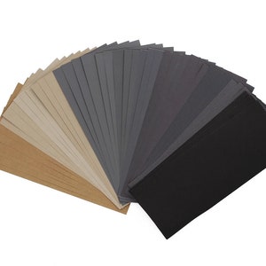 10pcs Wet Dry Sandpaper, Waterproof Sand Paper, Wood Sanding, Polishing, Waterproof abrasive paper, Silicon carbide waterproof, 230x93mm.