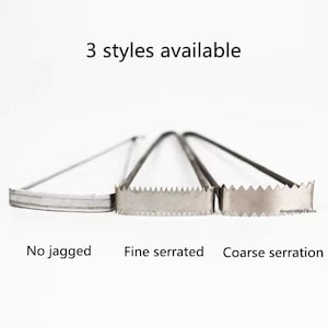 Fork-Shaped Pottery Trimming Knife | Serrated Scraper for Ceramic Blank Sculpture & Modeling | Blank Trimming Tool