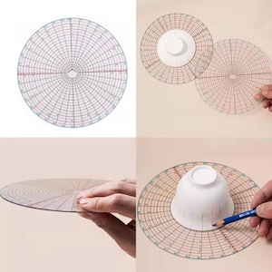 20cm Spinner Tools Ceramic Divider Ruler - Multi-functional Pottery Tool for Painting, Equalizing, and Trimming Tasks