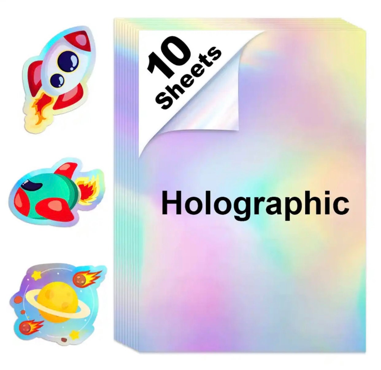 A4 Printable Vinyl Sticker Paper for Your Inkjet and Laser Printer ...