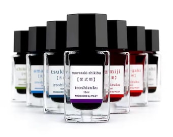 Pilot INK-15 Iroshizuku Natural Color Ink (15ml Fläschchen, 20 Verlaufsfarben)
