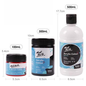 Free Shipping 300/500ML Metallic Acrylic Paint, Rich Pigments, metallic paint with intense color depth