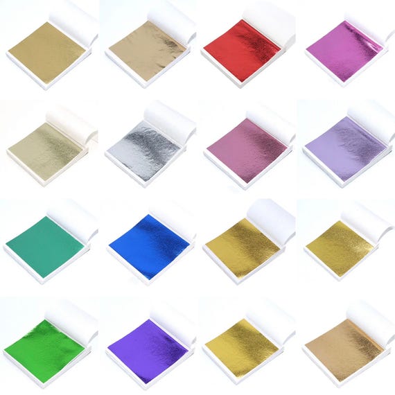 Set de 120 feuilles de feuilles d'or pour la Décoration en résine et le bricolage