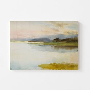 Seascape Art Print, Canvas Art Print, Ocean Landscape Painting ll SS01