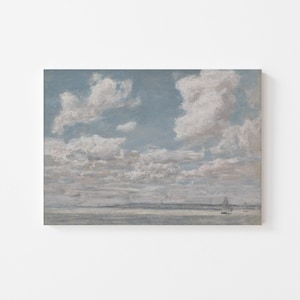 Seascape Art Print, Canvas Art Print, Ocean Landscape Painting / SS08