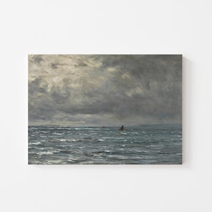 Seascape Art Print, Canvas Art Print, Ocean Landscape Painting ll SS30