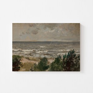 Seascape Art Print, Canvas Art Print, Ocean Landscape Painting ll SS23