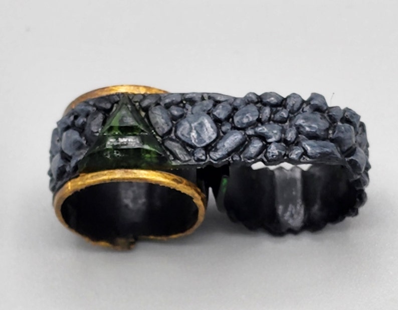 Ring of Elemental Command Earth RPG Prop Etsy