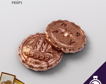 Human Empire Copper Coin RPG Prop