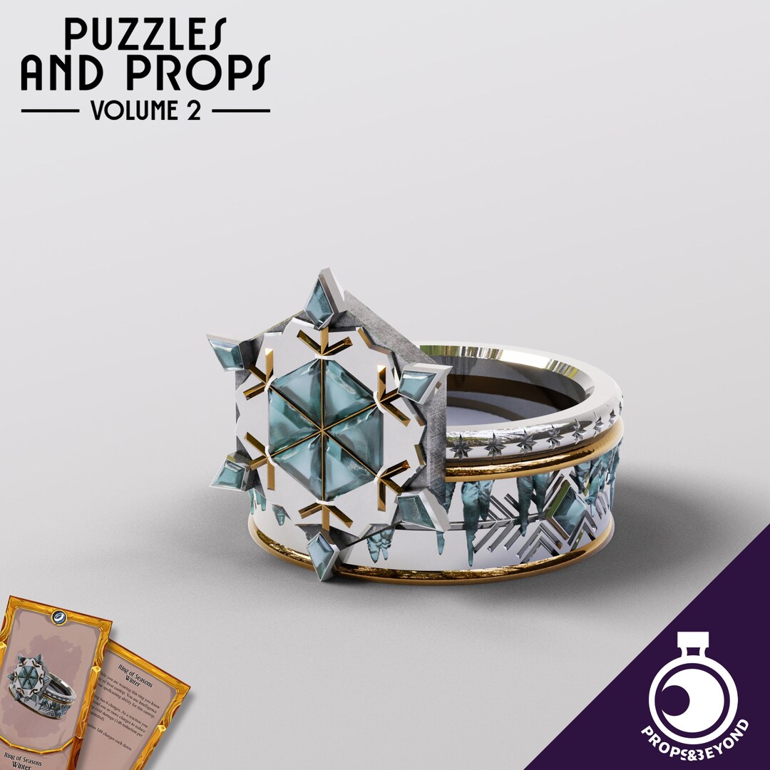 Ring of Seasons - Winter RPG Prop - Etsy